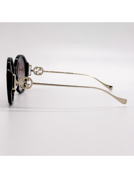 NEW GUCCI SUNGLASSES GG1202S 003 HAVANA/GOLD OVERSIZED WOMEN GUCCI EYEWEAR main image 9